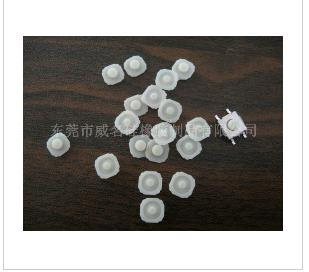 【有脚单点硅胶按键】的生产工艺详情